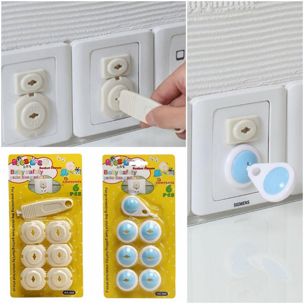 1 Set Safety Lock Socket Protective Cover Child-Friendly Power Supply Cover Electrical Safety