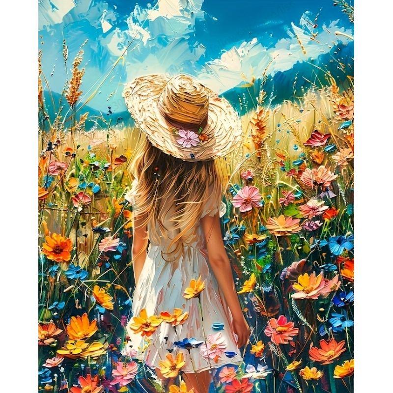 GATYZTORY Picture By Number Girl Kits Home Decor Painting By Numbers Figure Drawing On Canvas HandPainted Art DIY Gift