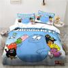 Cute Cartoon Les Barbapapa Bedding Set Soft Duvet Cover for Adult Kids Single Double King Size Bed