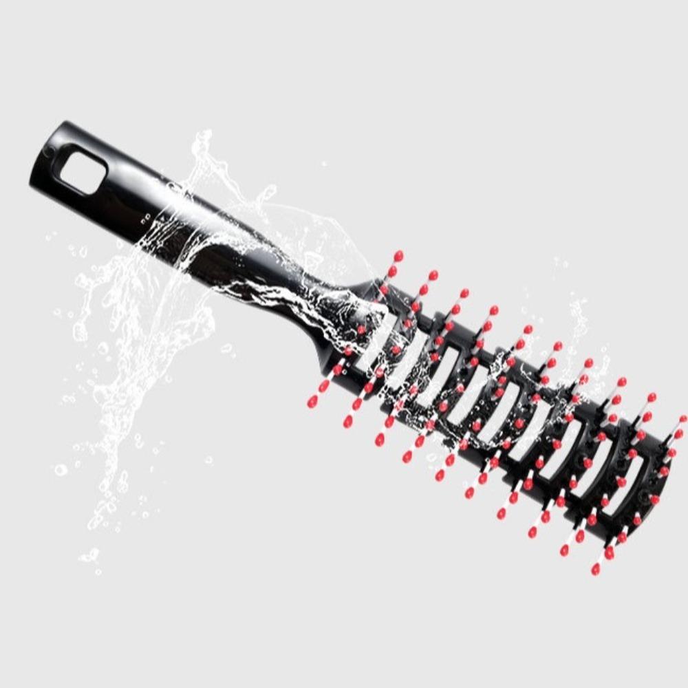 Professional Detangling Vent Brush Anti-static Massage Ribs Hair Comb Curling Hairbrush  Salon