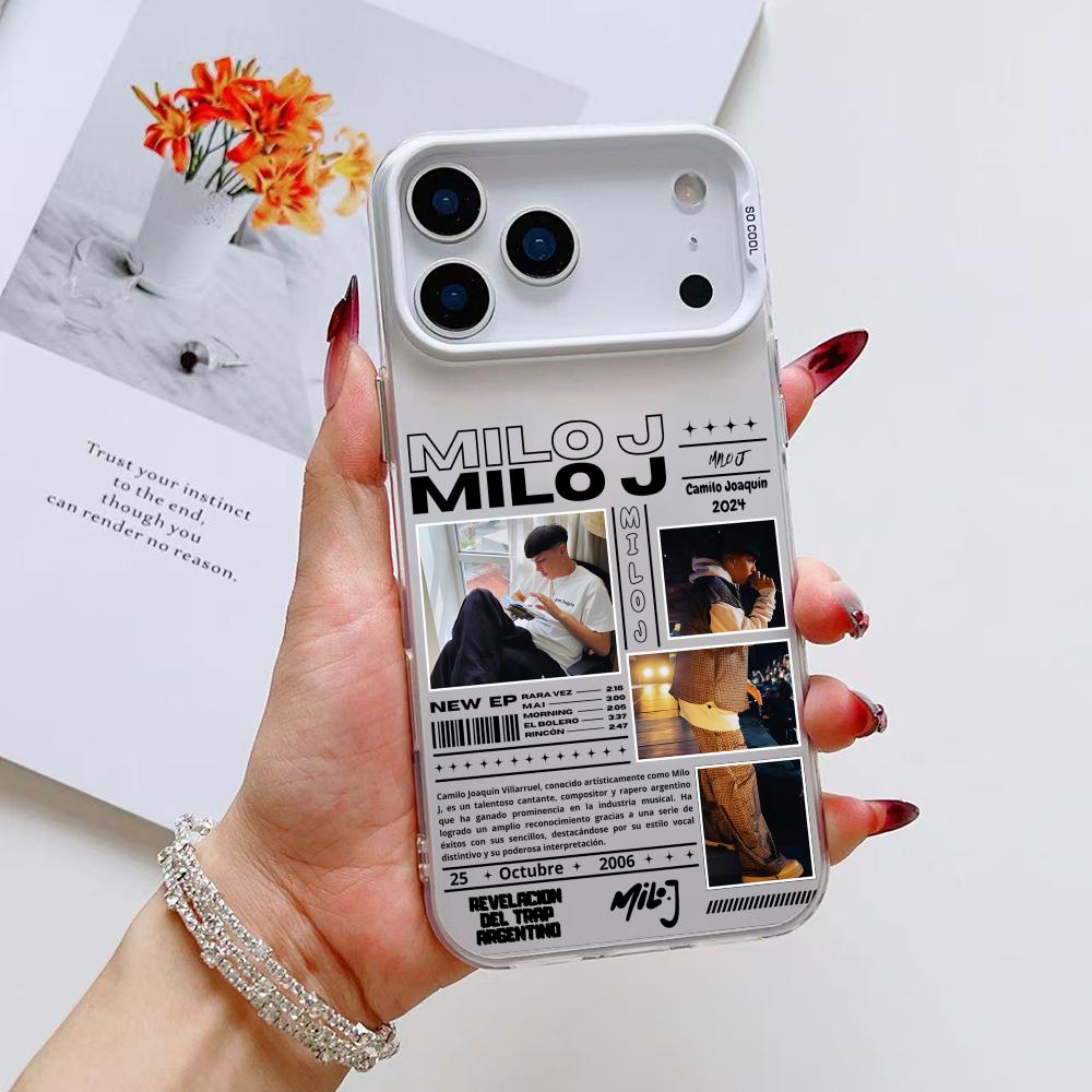 

Чехол для телефона Singer M-Milo J для iPhone 17 16 15 14 13 12 11 Pro Max Air Матовый Лазерный Аврора Ударопрочный Funda iPhone 15 Pro