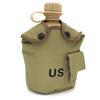 1L Army Military Water Bottle Camping Hiking Canteen Cup Portable for Outdoor