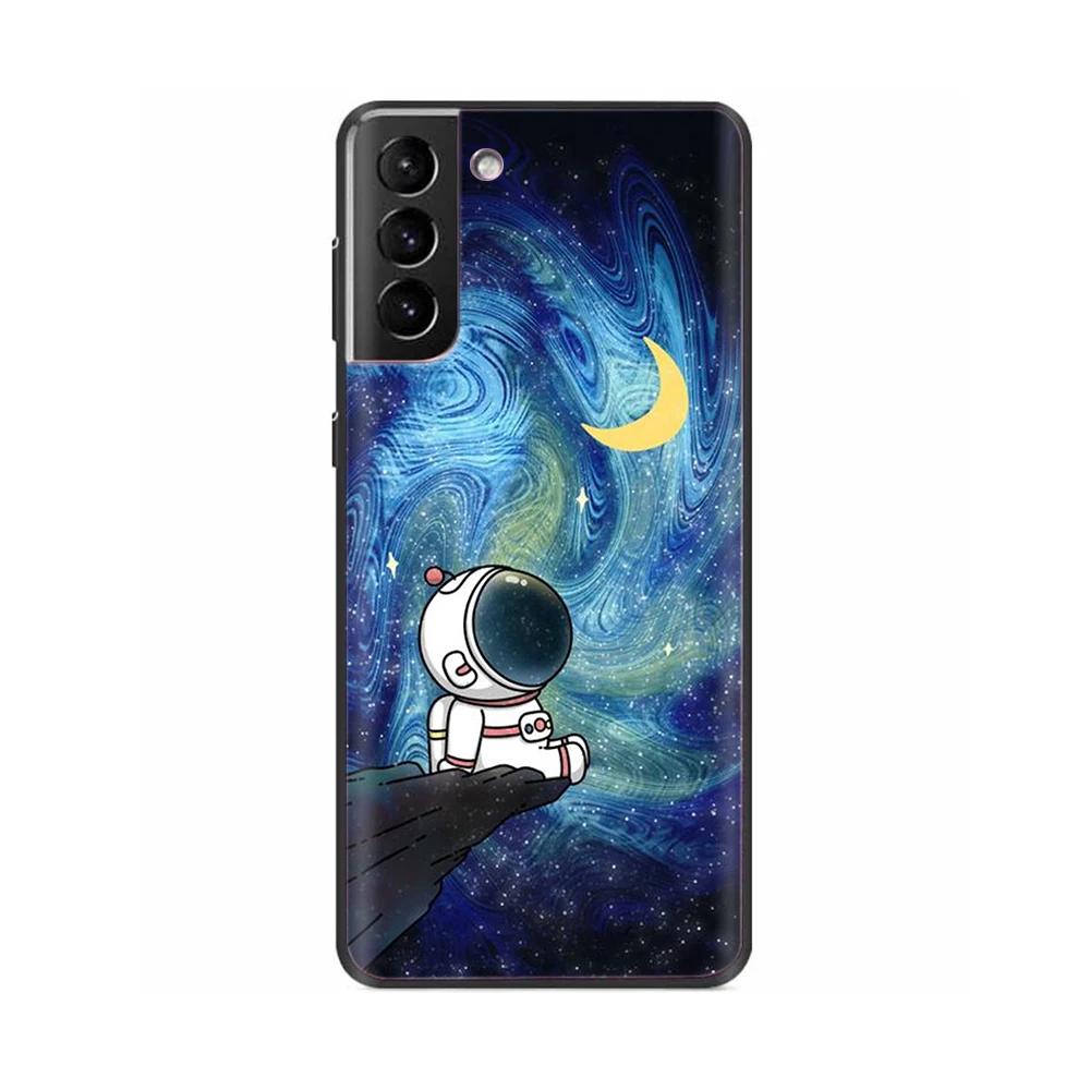 For Samsung S22 Ultra Phone Case Cute Panda Funda For Samsung Galaxy S22 Plus S 22 Ultra Cover Liquid Silicone Protective Coque