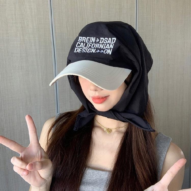 Summer Baseball Hat for Women Girls Embroidery Adjustable Hat Quick Drying