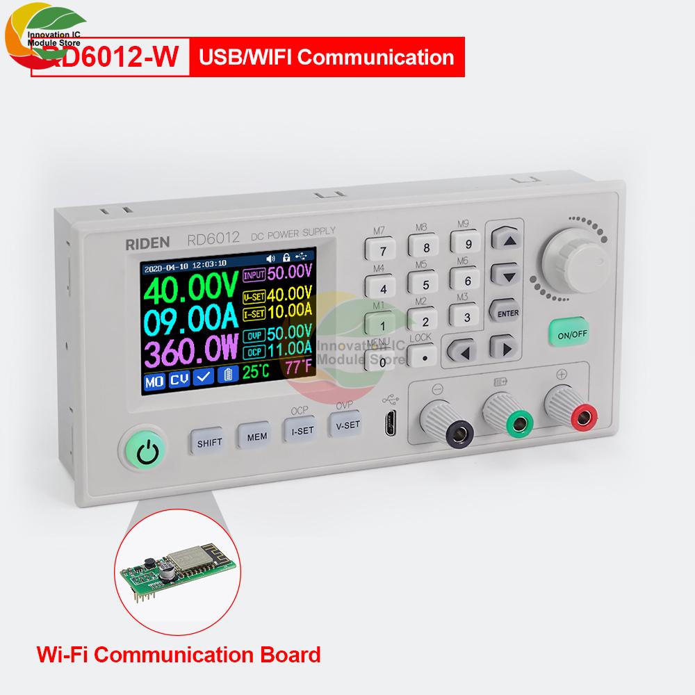 RD6012 RD6012W CNC DC Adjustable Power Supply Experimental Repair Power Switch Voltage Stabilizer Source 60V Step-Down Module