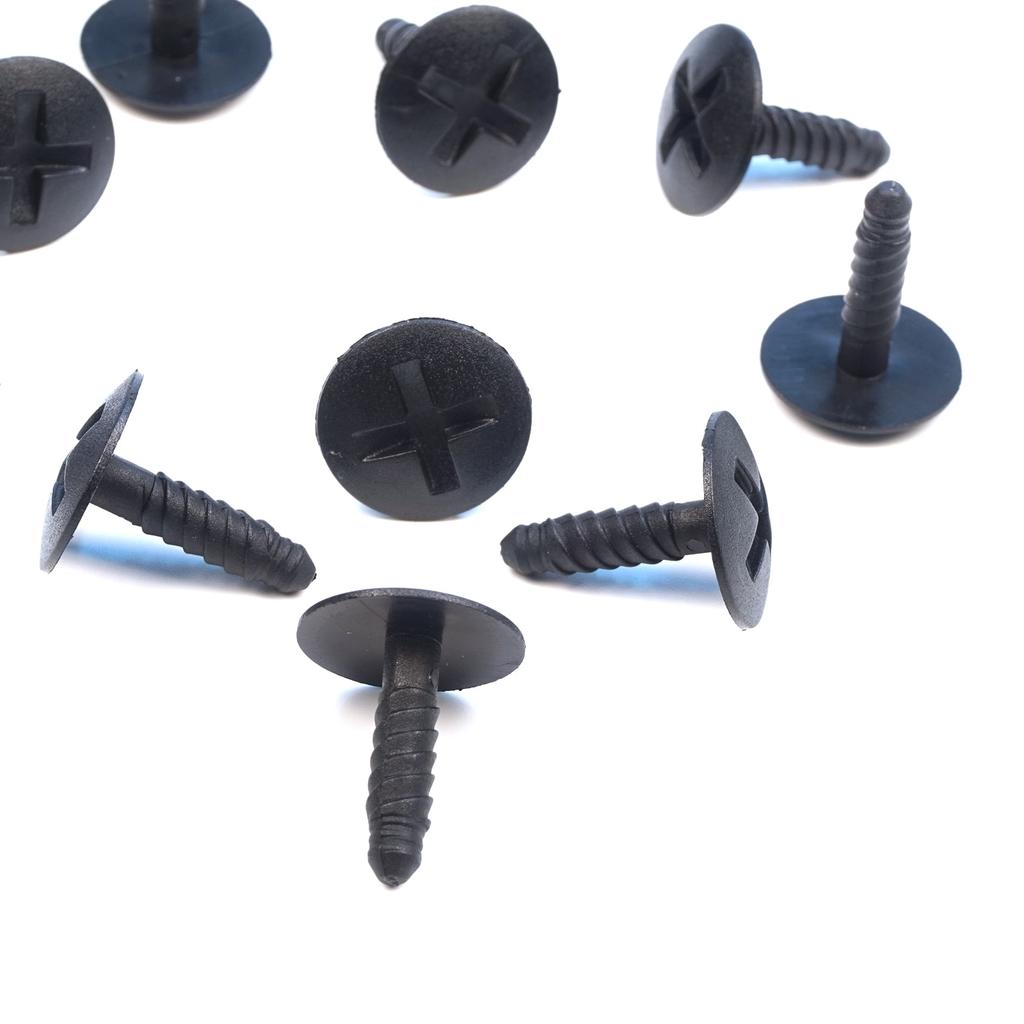 ECF41 10 Pieces Headlight Screw In Retainer Black for VW 7H0915450