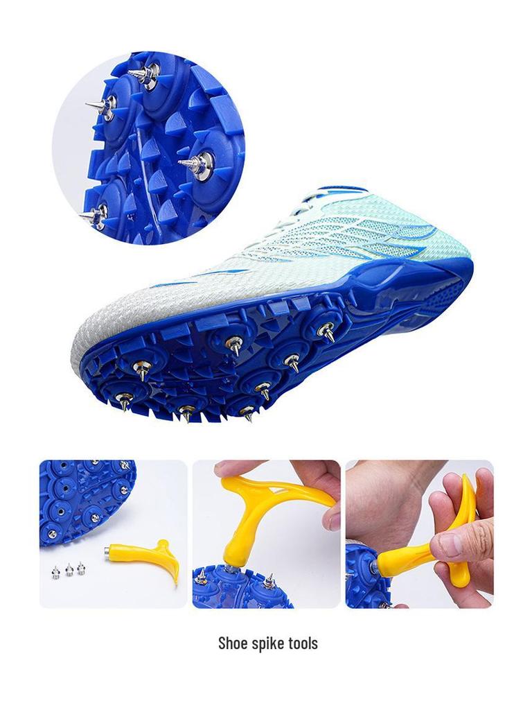 Asian Games: Professional Non-Slip Spiked Running Shoes for Youth - Breathable, Unisex Athletic Footwear