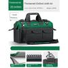 1680D Heavy Duty Tool Bag with Waterproof Base Large Capacity Organizer for Electrician Mechanic Wear-Resistant Tote Tool Bag