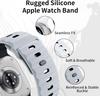 KALEBOL Mecha Silicone Strap for Apple Watch Ultra 3 2 1 49mm/Series 11 10 46mm/9 8 7 45mm/SE3 SE2 SE 6 5 4 44mm/3 2 1 42mm Dual Color Watch Band
