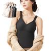 CORELAVISH Lightly Brushed Nursing Camisole with Plus and Bra Tank Maternity Warm, Bra, Anti-Sagging, Cups, Sizes, Pre- Post-natal Bra, Top, Top, M,