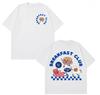 Lustige Breakfast Club Vintage Grafik T-Shirts Sommer Kurzarm Baumwolle Mode Lockeres T-Shirt Unisex Damen Übergroß Trendige T-Shirts