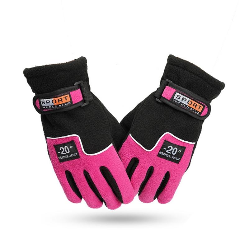 Men Women Winter Gloves Warm Thermal Anti-slip Outdoor Running Snowboard Gloves