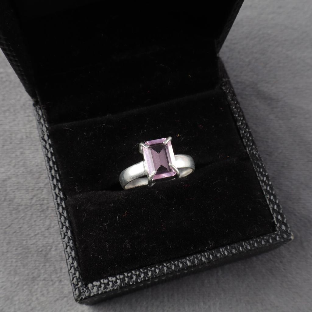 Rare Morganite Gemstone 925 Sterling Silver Jewelry Wedding Ring Bridesmaid Gift RR-30-8