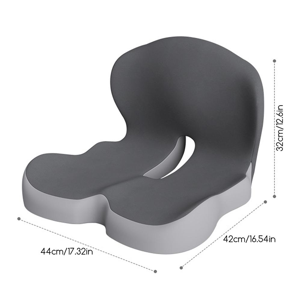 L-Shaped Foam Sofa Cushions Back Support Seats Cushion Double Comfort Easy Clean Tailbone Pain Relief Cushion For Office Chair