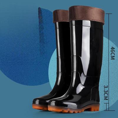 DAXTE Men's Lined High-Top Rain Boots