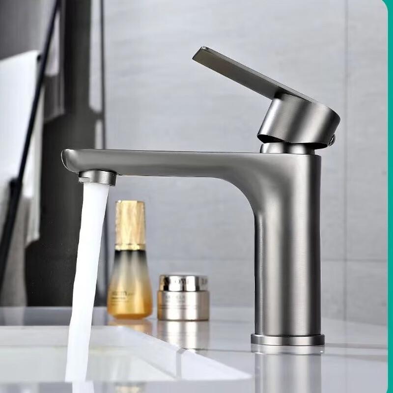 TLXT Tall Stainless Steel Hot & Cold Basin Faucet