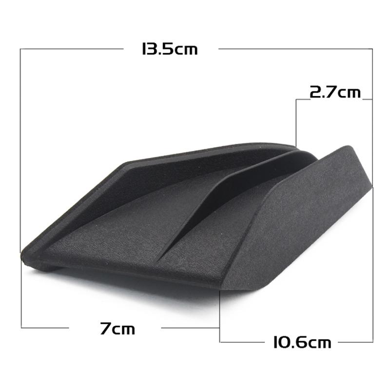 2X Universal Motorcycle Winglet Aerodynamic Spoiler Wing with Adhesive For Yamaha Suzuki Kawasaki Motorcycle Decoration Sticker