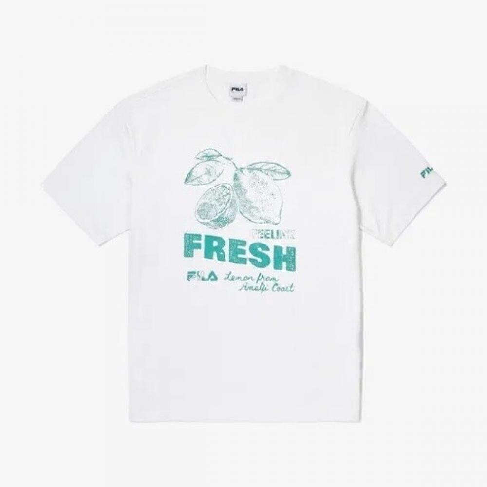 Fila LighTweighT STreTch Graphic T shirT Fs2rsg2406xowh 95(M)