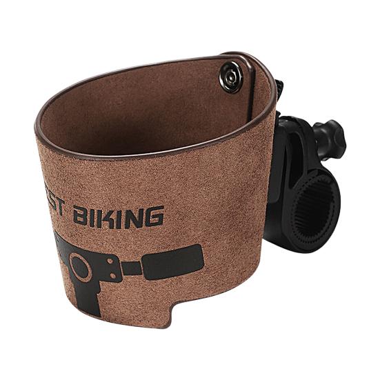 

Bike Bottle Holder Retro Lightweight Dirt Resistant Waterproof Anti-slip Anti Corrosion Coffee Cup Holder for Cycling коричневий