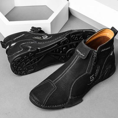 Casual Heren Grote Mode Casual Schoenen 38-48 Handgemaakte Mode Heren Schoenen Hoge Top Enkellaarsjes