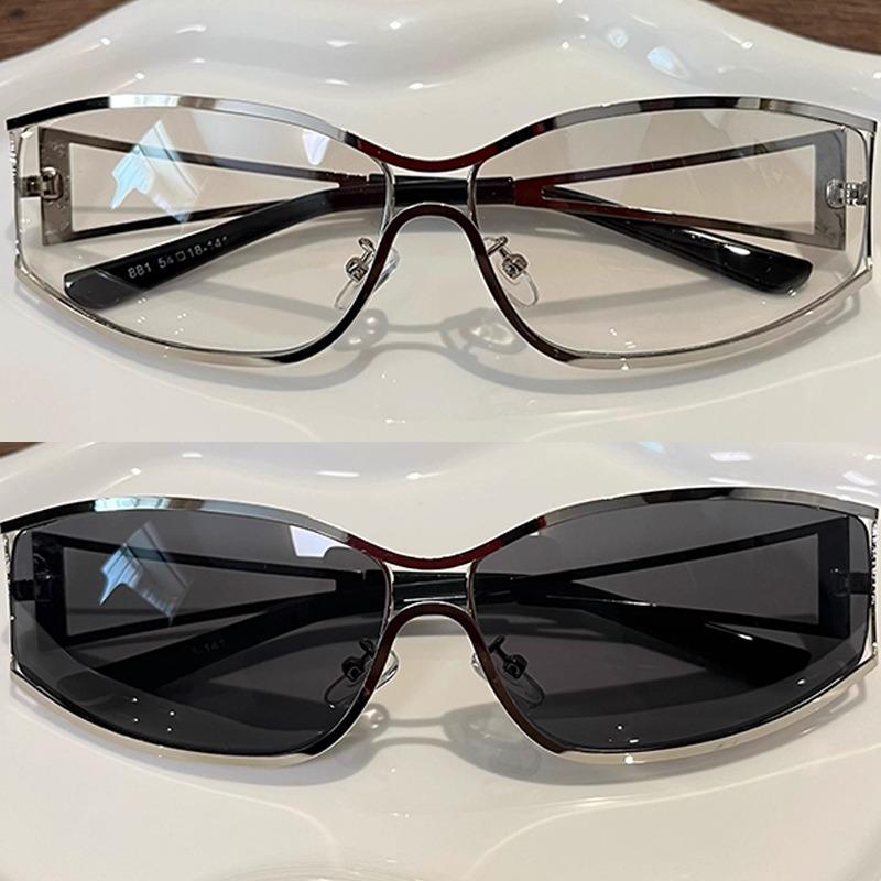 New Vintage Sunglasses Women Men Fashion Y2K Brand Designer Black Gradient Sun Glasses Steampunk Glasses Shades Glasses Eyewear
