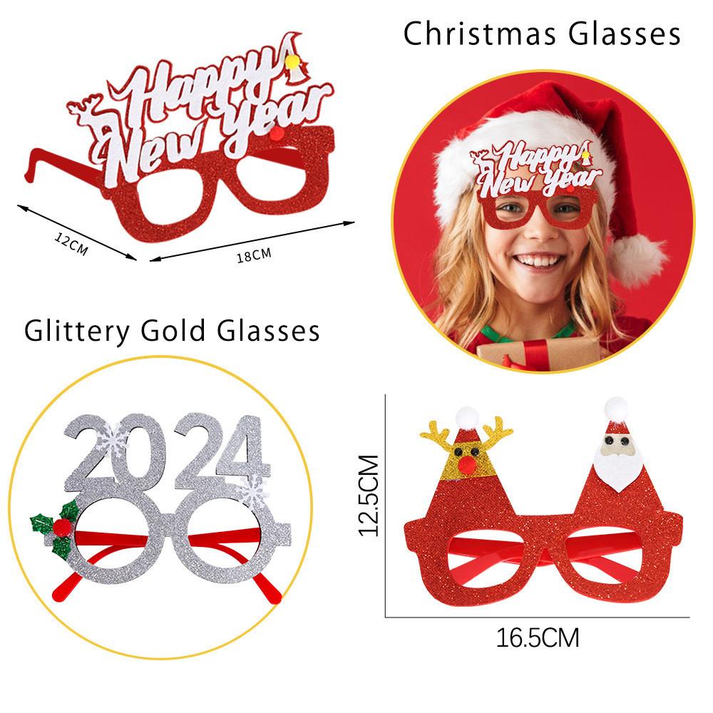 Lightweight Colorful Christmas Party Glasses For Children With Festive Holiday Themes