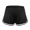 Women's satin smooth high waist slim  edge running Home Shorts