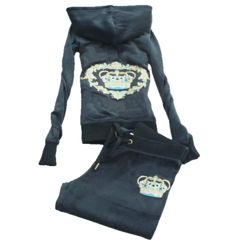 Neues Samt-Zweiteiler-Yoga-Set: Frühlings- & Herbstmode Schlankmachende Freizeit-Damenbekleidung