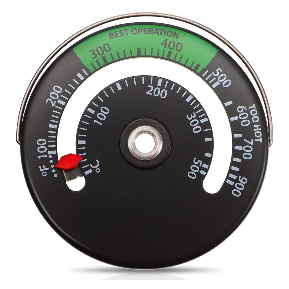 

Magnetic Stove Pipe Thermometer Fire Stove Pipe Thermometer Gauge Home fireplace thermometer For Wood Burning Stoves