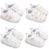 Spring and Autumn Newborn Soft Sole Anti Slip Casual Sports Shoes for 0-12 Month Female Baby's First Step Walking Shoes