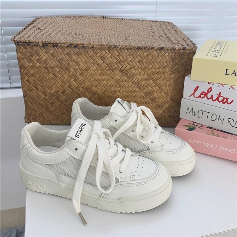 

Design mesh breathable thick-soled white shoes women s summer new casual versatile sports shoes 40 белый