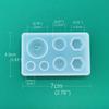 Cute Beads Cube Triangle Silicone Mold For Jewelry Earrings Pendant Making Resin UV Epoxy Resin Molds Crafts DIY Tool