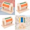 Wooden Montessori Textile Drum Educational Toy For Preschool Learning