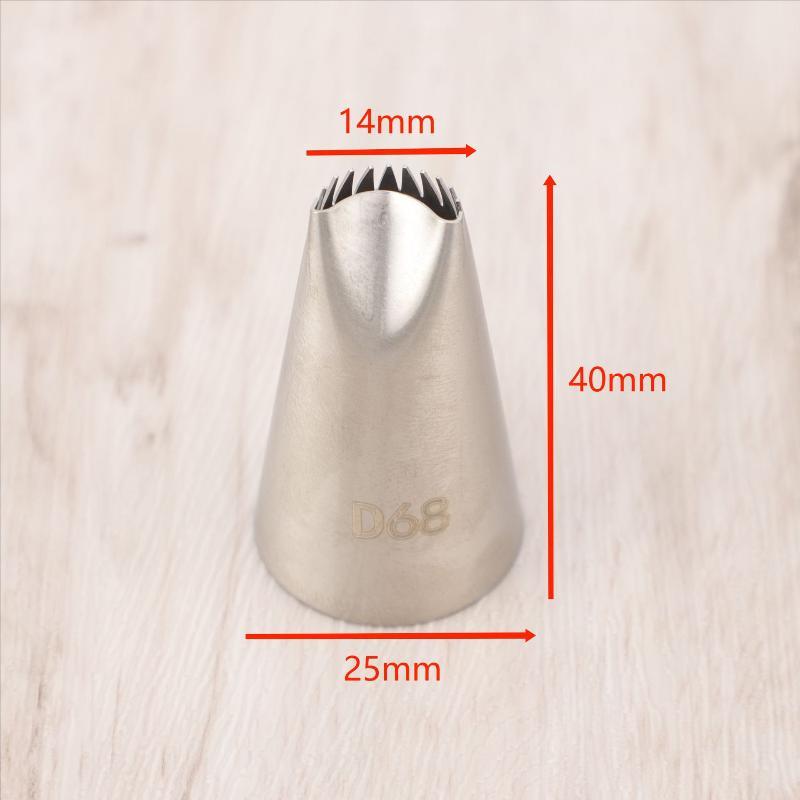 Stainless Steel Cake Nozzle Tube Head Diy Pastry Puff Skirt Icing Piping Nozzles Cake Decorating Supplies Baking Tools