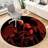 1PC Rammstein Office Round Rug, Non-slip, Soft and Durable Office Rug for Interior Decoration, Perfect for Office, Beautiful Decoration