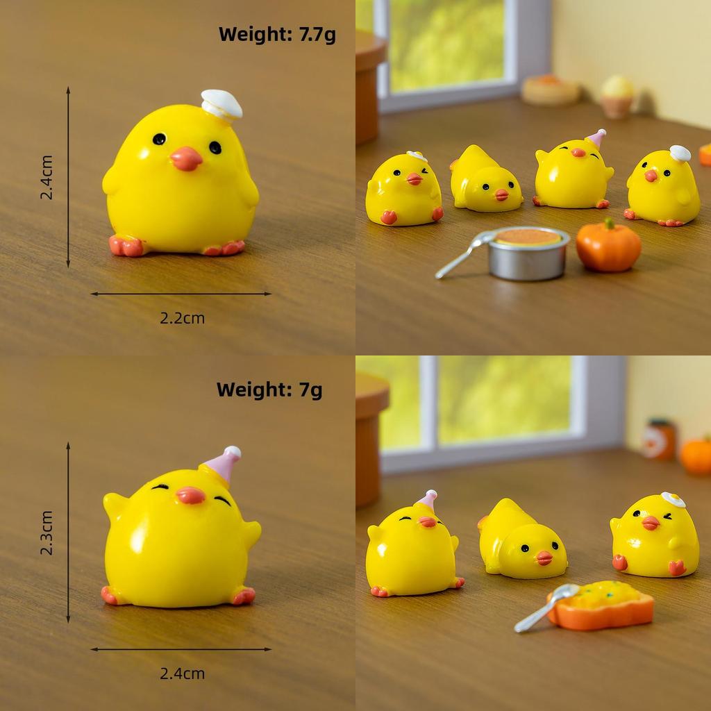 Resin Craft Duck Figurine Creative Desk Ornament With Unique Design For Living Room Decor