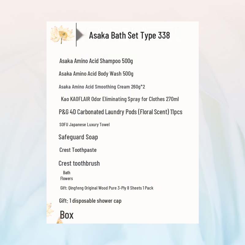 Light Fragrance Refreshing Shampoo & Shower Gel Gift Set