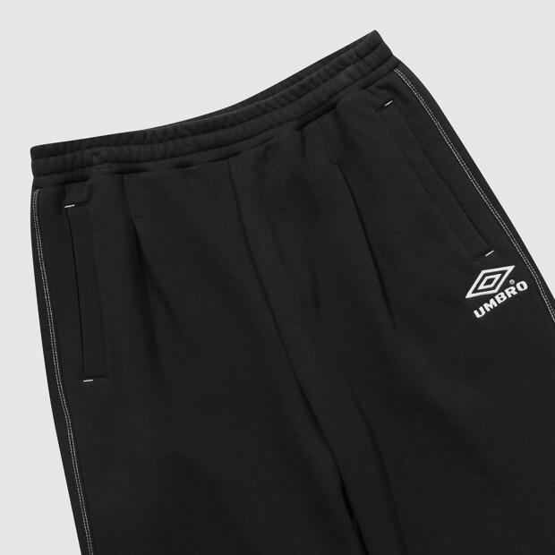 UMBRO Crispy Taslan Wide Straight Sweatpants Black (Uq321Cfp91) (A Type)