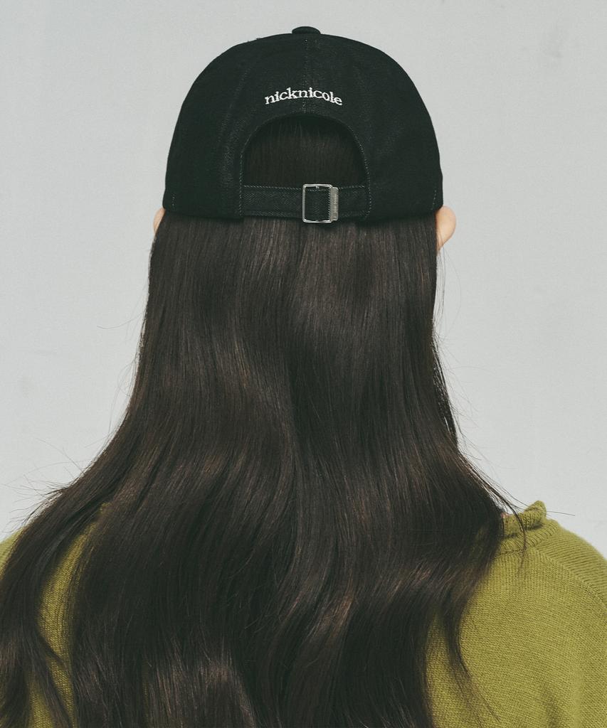 Nigaennikol Nn Dotcom Signature Ball Cap_Denim Black Cream