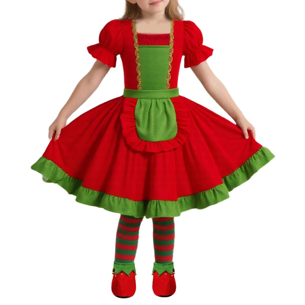 Children's Christmas Costumes, Holiday Party Christmas-themed Performance Cosplay Costumes