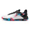 Li Ning SE Synthetic Leather Slip Resistant Abrasion Resistant Breathable Low top Badminton Shoes Unisex AYZS014-4