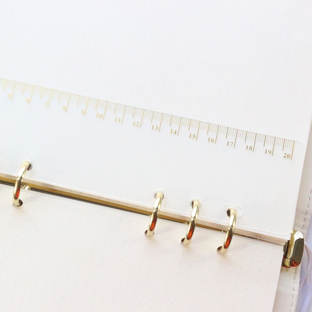 Linijka prosta Linijka kreślarska Linijka indeksowa Separator Zakładka do notesu na luźnych kartkach