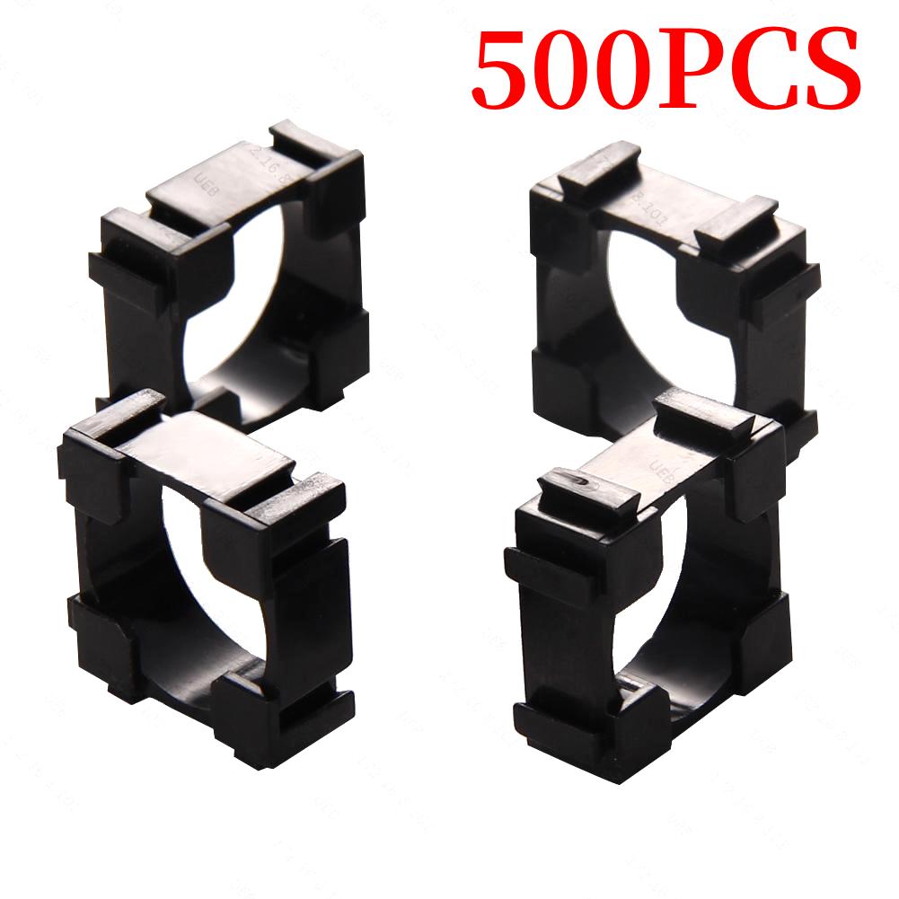 100-500pcs 18650 Lithium Battery Holder Hard Shell Anti Vibration Plastic Battery Bracket Cylindrical Batteries Stand Spacer DIY