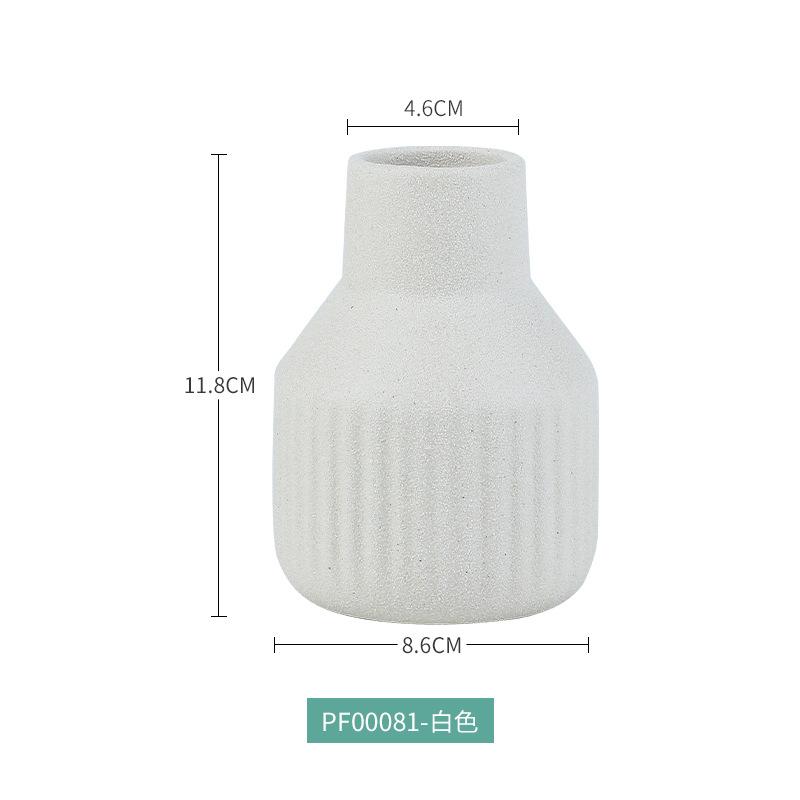 

Ins Style Ceramic Vase Nordic Creative Small Flower Vase Home Living Room Decor