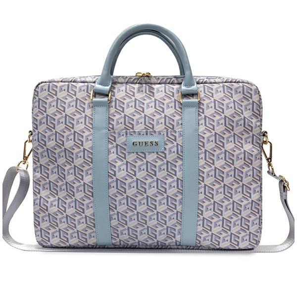 Guess Bleu Sacoche Pour Ordinateur Portable 16'' Modèle G Cube - Image 2