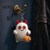 Cute Ghost Keychain Pendant Halloween Plush Keychain Spooky Stuffed Toy for Backpack Gift Party Keys Soft Mini Doll Bag Charm Festive Kids