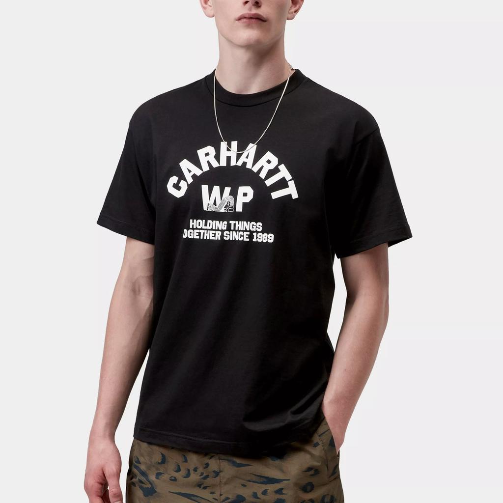 Carhartt WIP SS26 S/S Column T-Shirt Loose Fit Front Logo Print Short Sleeve T-Shirt Unisex T-Shirt I037542-89-XX