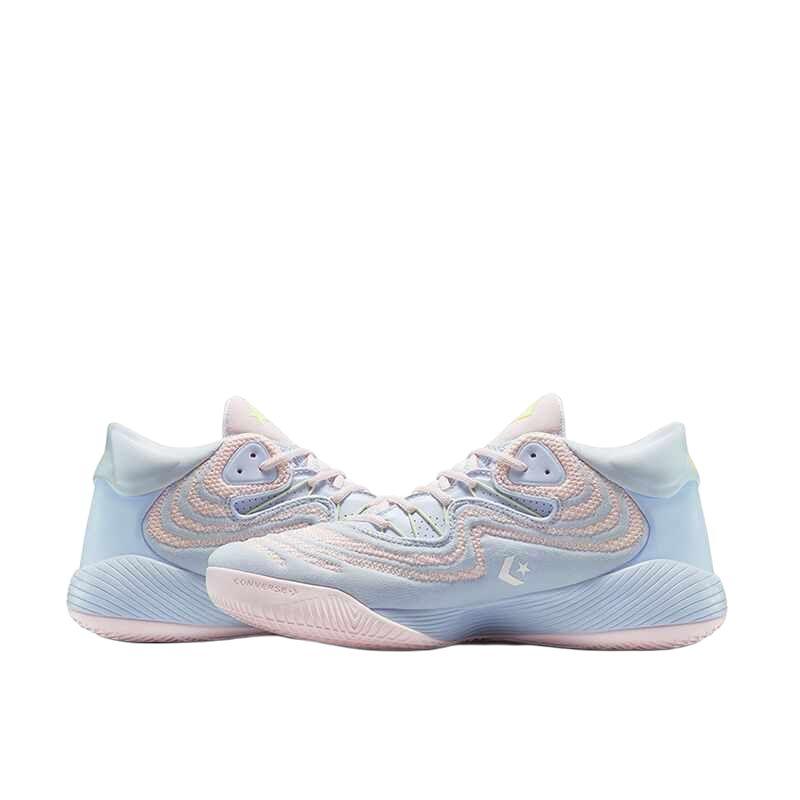 Converse All Star BB Shift Versatile Comfortable Durable Non-Slip Low-Top Basketball Shoes Men Sneaker Pink Blue A10596C