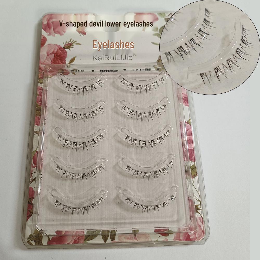 

Sunflower Transparent False Lower Eyelashes - Natural, Crossed, Fairy Style for Daily Wear