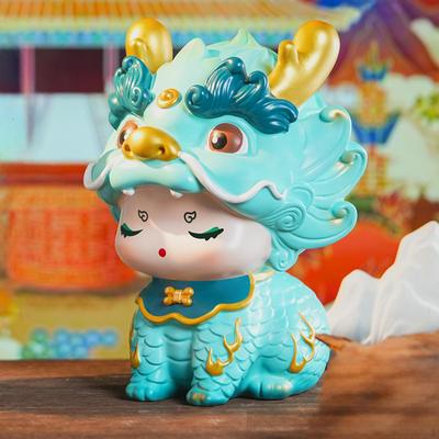Dragon Decoration Money Bank Ornament Decorative Cute Animal Statue Saving Pot Change Box for